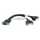 Adaptador Cable LFH59 DMS 59 macho a doble DVI-I (24+5 pin) hembra