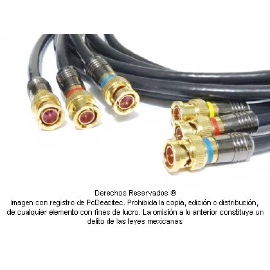 Cable Digital BNC de 30 m 3 vías