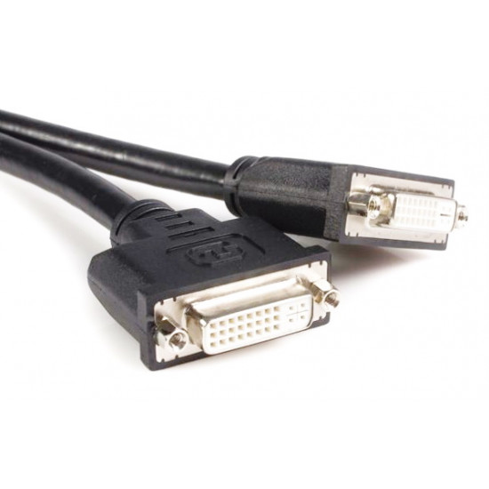 Adaptador Cable LFH59 DMS 59 macho a doble DVI-I (24+5 pin) hembra