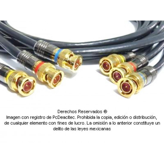 Cable Digital BNC de 30 m 3 vías