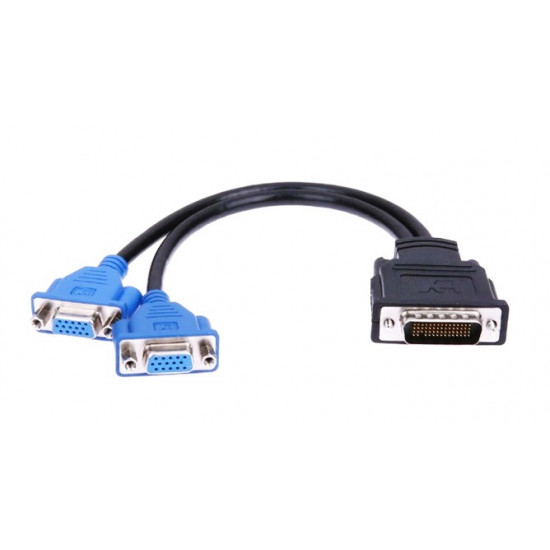 Cable LFH59 DMS 59 macho a doble VGA (HD15) hembra