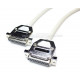 Cable paralelo DB25 hembra a DB25 hembra de 5 m