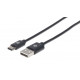 Cable USB-C a USB A 2.0 de 0.5 m