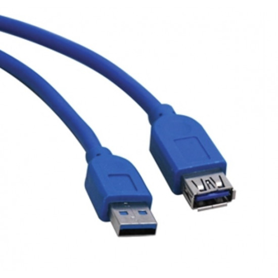 Cable USB 3.0 Extensión tipo A macho a hembra 3 m