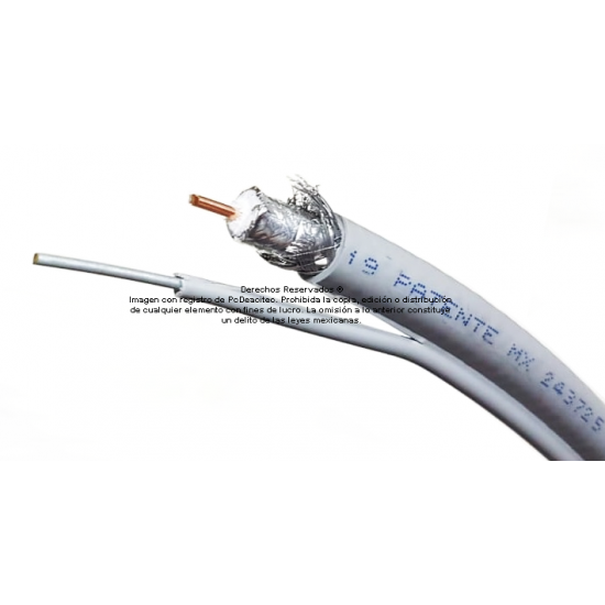 Cable Coaxial RG11 U ASP Viakon, venta por metro