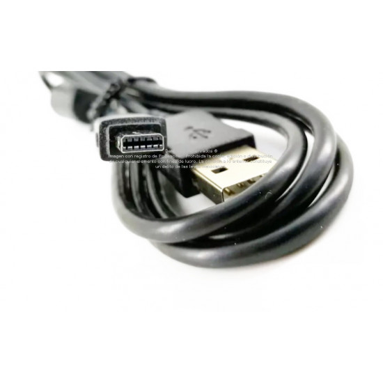 Cable USB para cámara Casio conector 12 pines