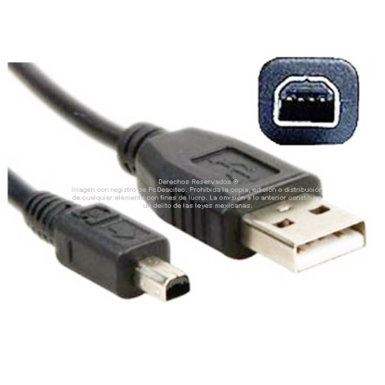 CABLE USB U-4 (MINI 4P,D port) 