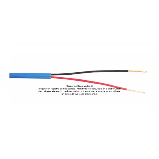 Metro de Cable Belden 2x18 AWG 5320UL para control, voz y datos, venta por metro