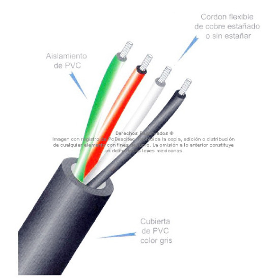 Cable Multiconductor ARSA tipo TC 2x10 AWG venta por metro