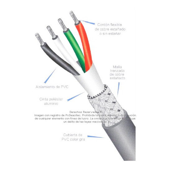 Cable Control Blindado ARSA Mylar + Malla 29x12 AWG venta por metro