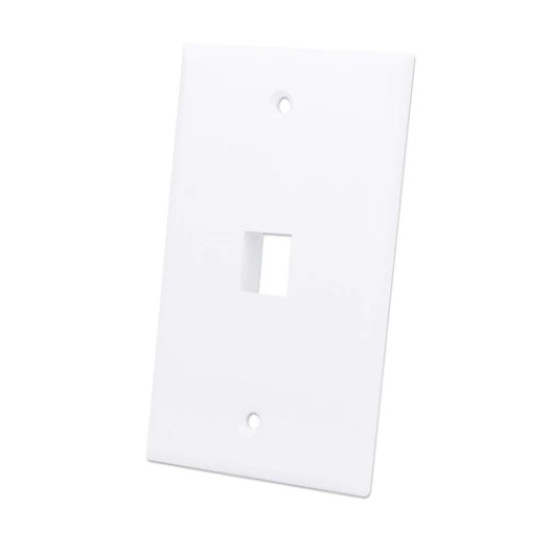 Placa Tapa Faceplate 1 keystone ABS