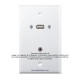 Placa Tapa USB 2.0 + Audio Jack 3.5 mm en ABS Placa Tapa USB 2.0 + Audio Jack 3.5 mm en ABS