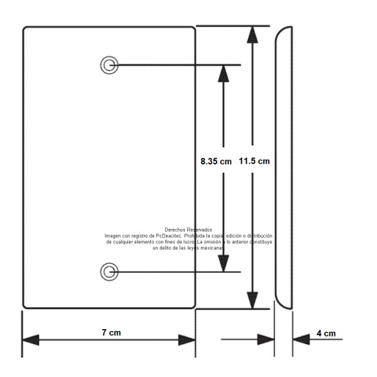 Placa Tapa 4 Jack RJ45 Cat6 crimpado en Acero Inoxidable