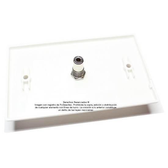 Placa Tapa Jack 3.5 mm audio ABS Placa Tapa Jack 3.5 mm audio ABS