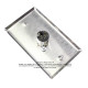 Placa Tapa XLR Canon macho a soldable en Aluminio