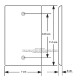 Placa Tapa XLR Canon soldable en Acero Inoxidable Placa Tapa XLR Canon soldable en Acero Inoxidable