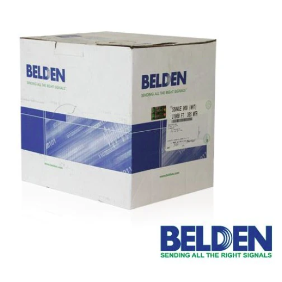 Bobina Belden Cable 6x22 AWG 5504UE multifilar para control, voz y datos, 305 m