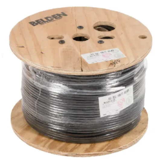 Bobina Belden Cable 3x(2x22) AWG blindado 8777 tres pares trenzados y blindados, 305 m