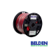 Bobina Belden Cable 2x16 AWG blindado 5220FL contra incendio control, voz y datos, 305 m