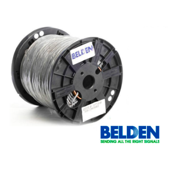 Bobina Belden Cable 2x22 AWG 5500UE para control, voz y datos, 305 m