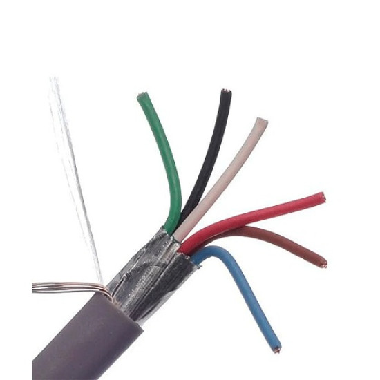 Cable Belden 6x22 AWG blindado, control, voz, datos, venta por metro