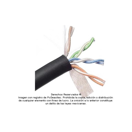 Cable Cat6 BELDEN 2412 negro, venta por metro