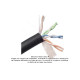 Cable Cat6 BELDEN 2412 negro, venta por metro