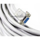 Cable Serial DB9 hembra a hembra Blindaje Mylar + Dren, 24 AWG de 10 m