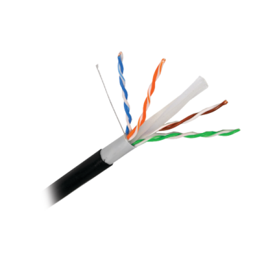 Cable UTP Cat6 para exteriores con Gel 23 AWG Industrial, climas extremos venta x metro