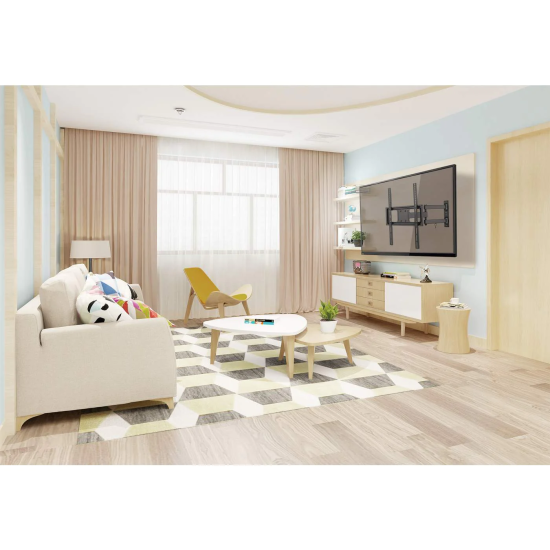 Soporte para TV, de pared, movimiento articulado, pantallas curvas o planas de 32" a 55" de máximo 35 kg Soporte para TV, de pared, movimiento articulado, pantallas curvas o planas de 32" a 55" de máximo 35 kg