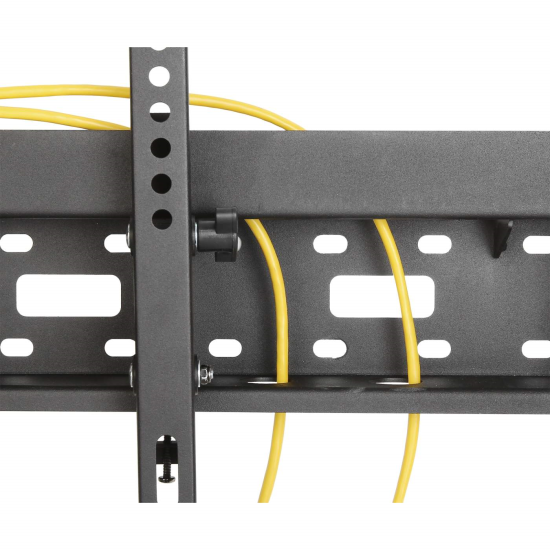 Soporte para TV, de pared, con inclinación, pantallas planas de 37" a 70" de máximo 35 kg, con área de almacén / repisa integrada Soporte para TV, de pared, con inclinación, pantallas planas de 37" a 70" de máximo 35 kg, con área de almacén / repisa integrada