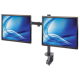 Soporte universal para 2 monitores con brazos de doble articulación Soporte universal para 2 monitores con brazos de doble articulación