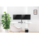 Soporte universal para 2 monitores con brazos de doble articulación Soporte universal para 2 monitores con brazos de doble articulación