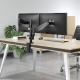 Soporte universal para dos monitores, con pistón a gas Soporte universal para dos monitores, con pistón a gas