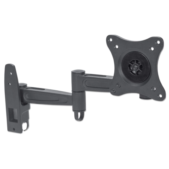 Soporte para monitor, de pared, movimiento articulado, pantalla plana de 13" a 27" máximo 15 kg