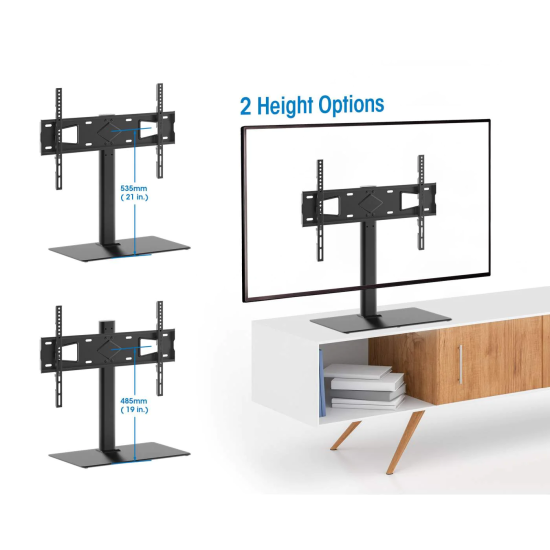 Soporte de montaje de TV, con altura ajustable Soporte de montaje de TV, con altura ajustable