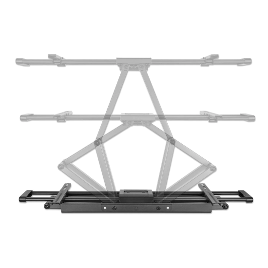 Soporte con doble brazo articulado para pantallas grandes Soporte con doble brazo articulado para pantallas grandes