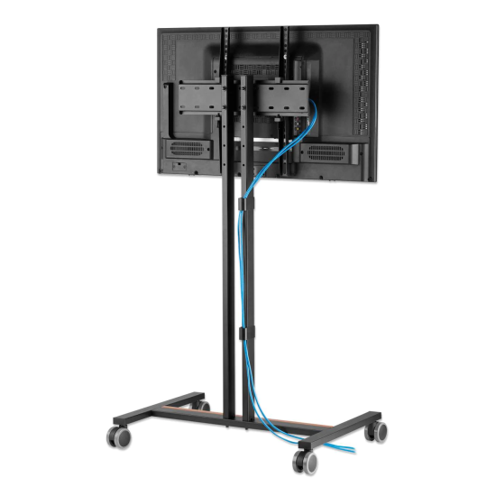 Soporte compacto para TV con ruedas