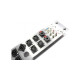 Panel 2U, 20 puertos chasis tipo Neutrik XLR / Speakon / D + 6 puertos 1/4 + DSUB + toma eléctrica Panel 2U, 20 puertos chasis tipo Neutrik XLR / Speakon / D + 6 puertos 1/4 + DSUB + toma eléctrica