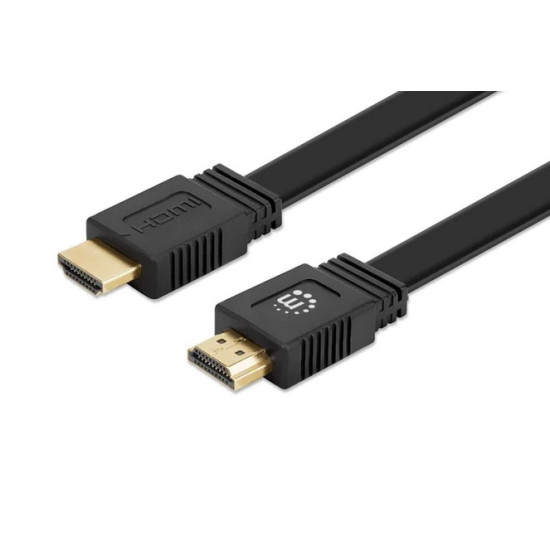 Cable HDMI plano 4K con Ethernet de 1 m