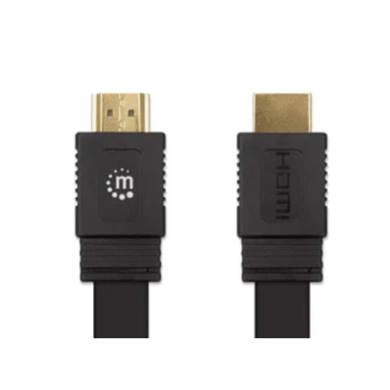 Cable HDMI plano 4K con Ethernet de 1 m