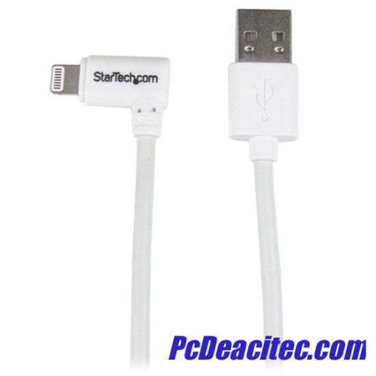 Cable Lightning Acodado a USB 2.0 de 1 m