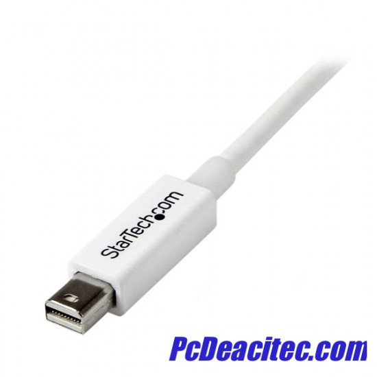 Cable 50cm Thunderbolt - Blanco - Macho a Macho