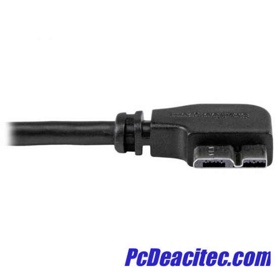 Cable USB 3.0 tipo A a Micro B 45° derecho de 0.5 m