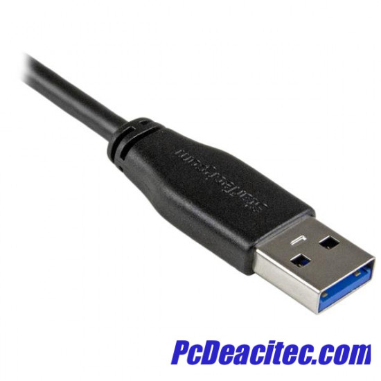 Cable USB 3.0 tipo A a Micro B 45° derecho de 0.5 m