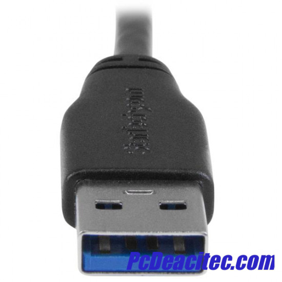 Cable USB 3.0 tipo A a Micro B 45° derecho de 0.5 m