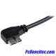 Cable USB 3.0 tipo A a Micro B 45° izquierda de 0.5 m