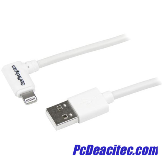 Cable Lightning Acodado a USB 2.0 de 1 m