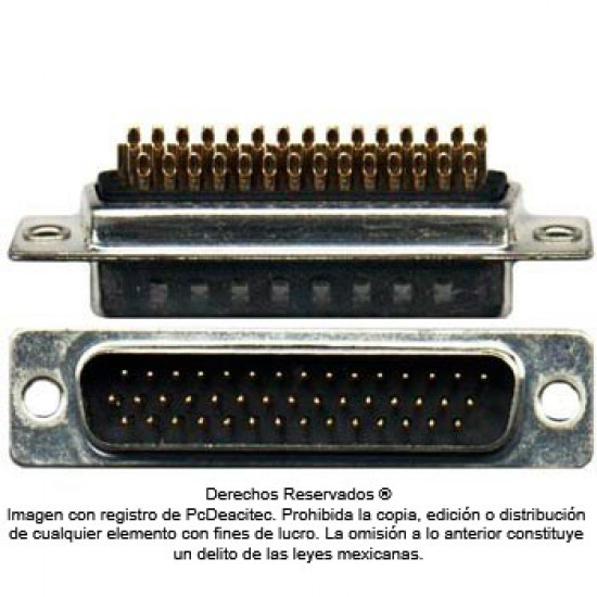 Conector DB44 alta densidad macho soldable