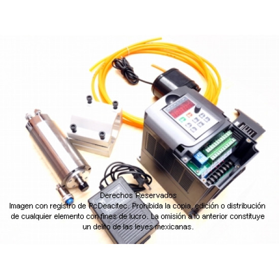 Kit Spindle 800 w y 24 000 rpm, para Mini Router o Fresa Cnc Kit Spindle 800 w y 24 000 rpm, para Mini Router o Fresa Cnc